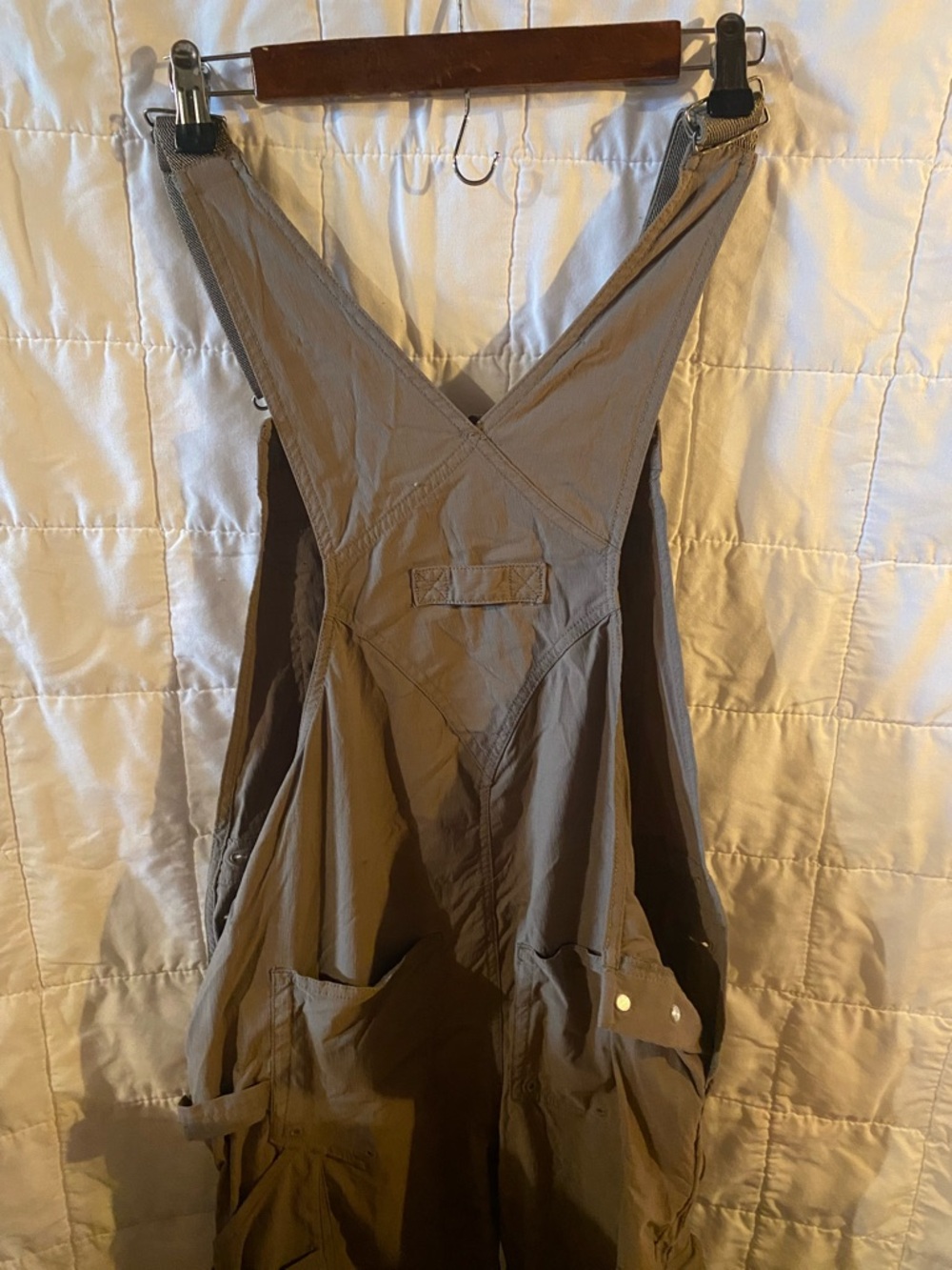 Duluth Trading Co Olive Green Gardening Bib Overalls - Picture 4 of 5